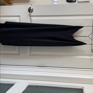 Top shop black crisscross back slip dress